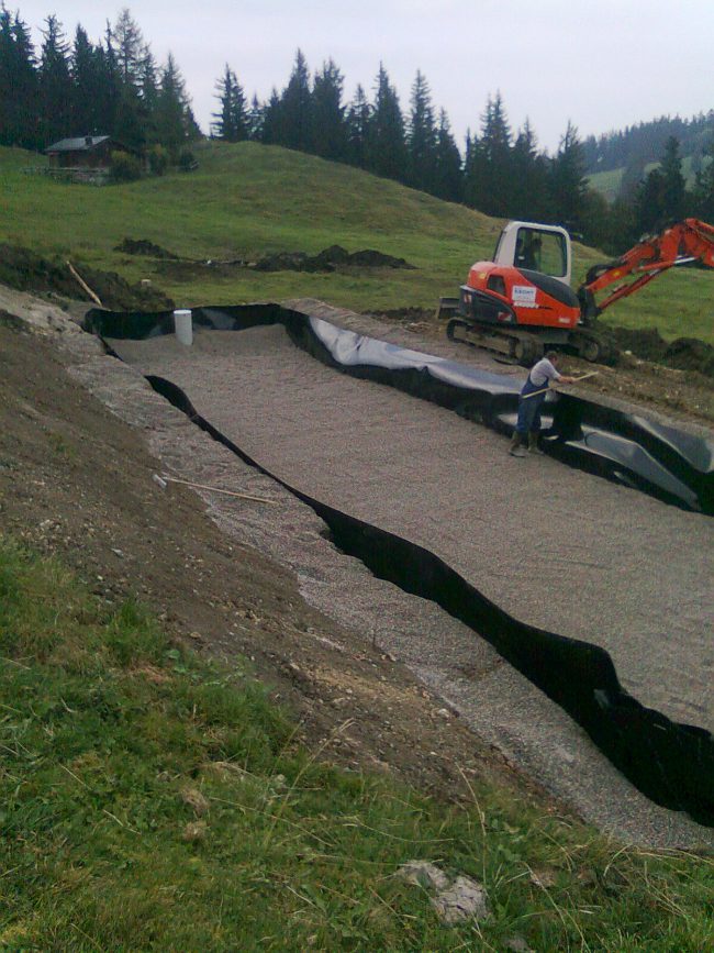 Anlage für eine Bergwirtschaft